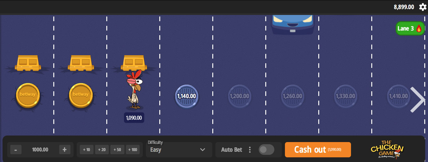 chicken game risk and reward screen
