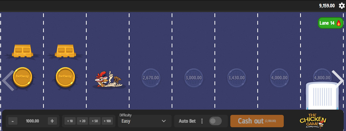 the chicken game gambling round